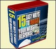Thumbnail 15 Ways To Boost Website Response - With Resell Rights